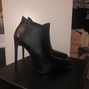 Saint Laurent high wheel boots